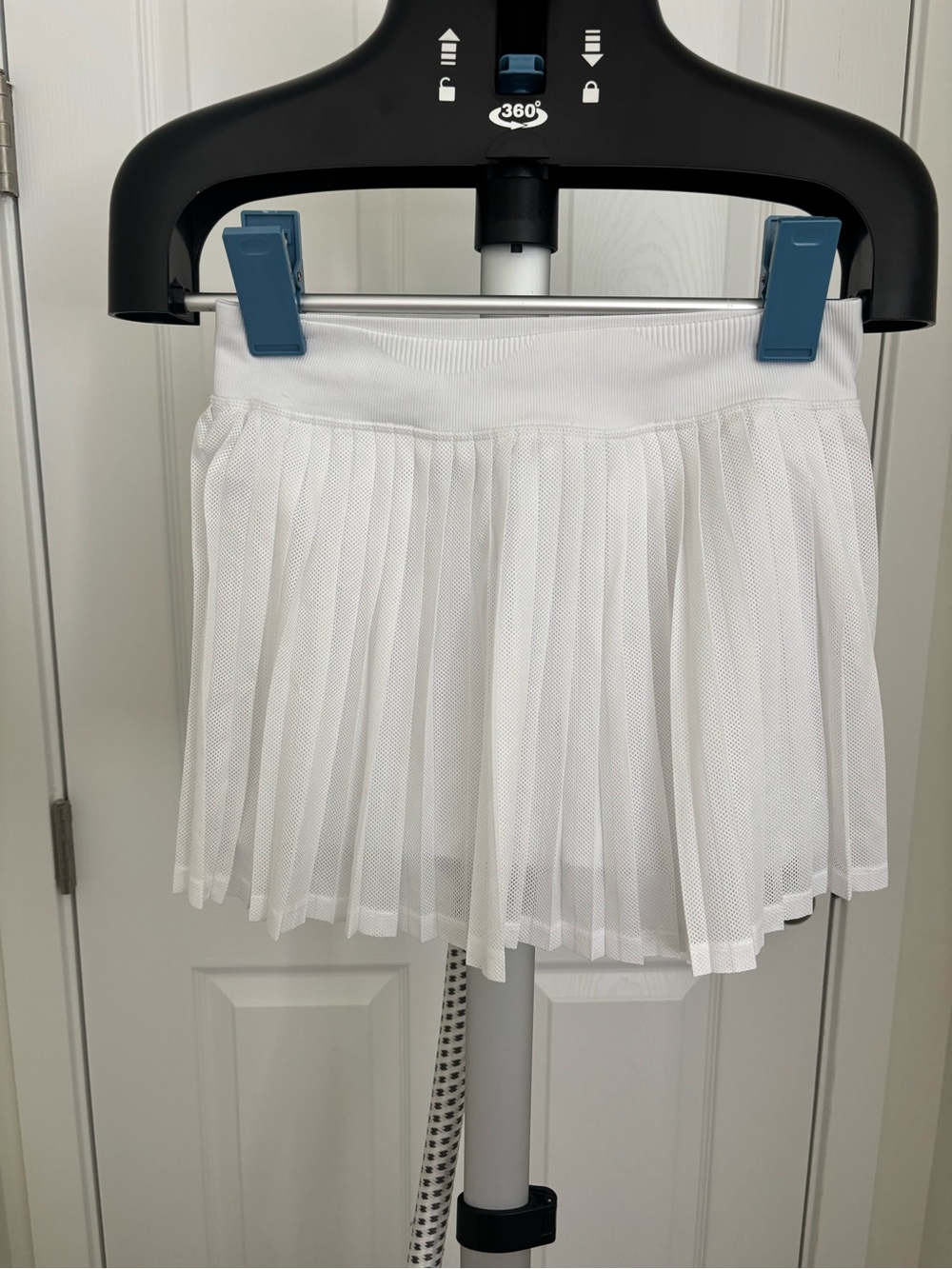 Free People Movement Women’s White Pleated Tennis Skirt